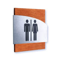 Steel Restrooms Signs Men & Women Bathroom Signs Walhunt Bsign - Photo #8