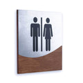 Steel All Gender Bathrooms Signs Bathroom Signs Indian Rosewood Bsign - Photo #1