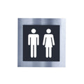 All Gender Restroom Signs Bathroom Signs black/white symbol Bsign - Photo #3