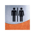 Steel All Gender Bathrooms Signs Bathroom Signs Walhunt Bsign - Photo #3
