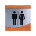 Steel All Gender Sign for Restroom Bathroom Signs Walhunt Bsign - Photo #3