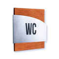 Steel WC Sign of Restroom Bathroom Signs Walhunt Bsign - Photo #8