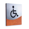 Wheelchair Door Sign for Restrooms Bathroom Signs Walhunt Bsign - Photo #8