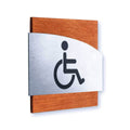 Steel Wheelchairs Wign for Restroom Doors Bathroom Signs Walhunt Bsign - Photo #8