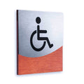 Wheelchair Door Sign for Restrooms Bathroom Signs Redwood Bsign - Photo #7