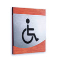 Steel Wheelchair Accessible Restroom Sign Bathroom Signs Redwood Bsign - Photo #7