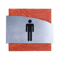 Steel Men Restroom Door Signs Bathroom Signs Redwood Bsign - Photo #3