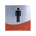 Interior Men Sign of Restroom Bathroom Signs Redwood Bsign - Photo #3