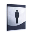 Steel Door Signs for Bathroom Bathroom Signs Anthracite Gray Bsign - Photo #4