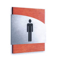 Steel Men Restroom Door Signs Bathroom Signs Redwood Bsign - Photo #4