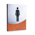 Woman Interior Sign for Restroom Bathroom Signs Walhunt Bsign - Photo #8
