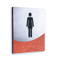 Woman Interior Sign for Restroom Bathroom Signs Redwood Bsign - Photo #7