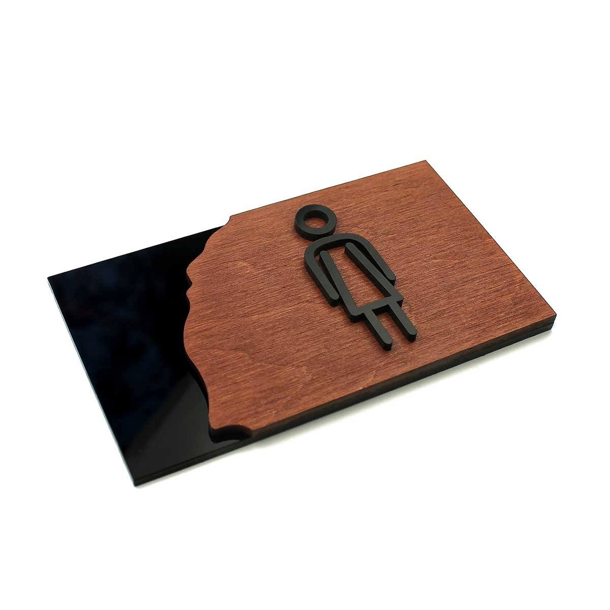 Women Restroom Signs Bathroom Signs Indian Rosewood Bsign