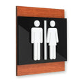 Wood All Gender Bathroom Signs Walhunt Bsign - Photo #7
