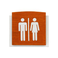 Wood All Gender Signs for Bathroom Bathroom Signs Walhunt Bsign - Photo #8