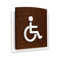 Wheelchair Wooden Bathroom Signs Bathroom Signs Indian Rosewood Bsign - Photo #1