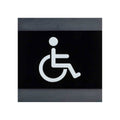 Interior Wheelchair Bathroom Door Sign Bathroom Signs Anthracite Gray Bsign - Photo #3