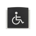 Wheelchair Wooden Bathroom Signs Bathroom Signs Anthracite Gray Bsign - Photo #3