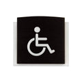 Interior Wheelchair Bathroom Door Sign Bathroom Signs back side Bsign - Photo #4