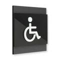 Interior Wheelchair Bathroom Door Sign Bathroom Signs Anthracite Gray Bsign - Photo #5