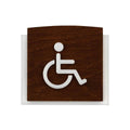 Wheelchair Wooden Bathroom Signs Bathroom Signs Indian Rosewood Bsign - Photo #5