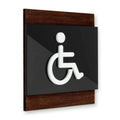 Interior Wheelchair Bathroom Door Sign Bathroom Signs Indian Rosewood Bsign - Photo #6