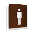 Wood Bathrooms Door Signs for Man Bathroom Signs Indian Rosewood Bsign - Photo #1
