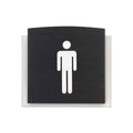 Wood Restroom Sign for Man Bathroom Signs back side Bsign - Photo #3