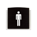 Wood Bathrooms Door Signs for Man Bathroom Signs Dark Wenge Bsign - Photo #4
