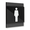 Woman Wood Signs for Bathroom Bathroom Signs Anthracite Gray Bsign - Photo #5