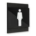 Woman Wood Signs for Bathroom Bathroom Signs Dark Wenge Bsign - Photo #1