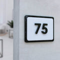 Acrylic Room Numbers Door Numbers white/black numbers Bsign - Photo #2