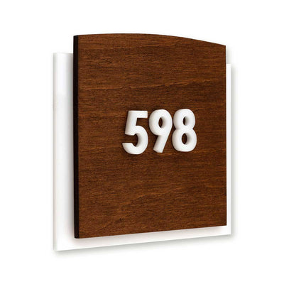 Interior Door Numbers Door Numbers Information signs Indian Rosewood Bsign