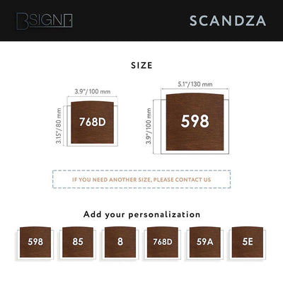 Interior Door Numbers Door Numbers Information signs size Bsign