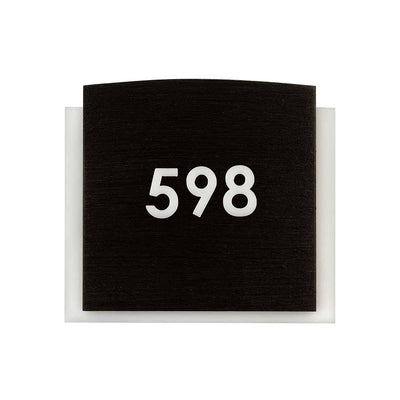 Interior Door Numbers Door Numbers Information signs Dark Wenge Bsign