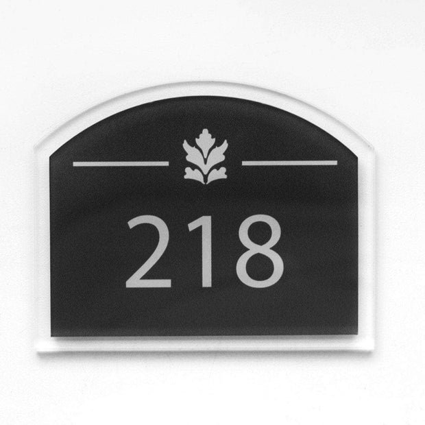 Apartment Room Numbers Door Numbers black/white symbol Bsign