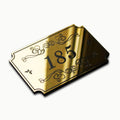 Stainless Steel Door Numbers Door Numbers Gold Bsign - Photo #1