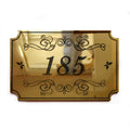 Stainless Steel Door Numbers Door Numbers Gold Bsign - Photo #2