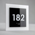 Акриловая табличка с номером на дверь — «Simple» дизайн - Photo #4