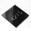 Elegant Door Numbers Door Numbers black/white text Bsign - Photo #1