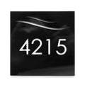 Elegant Door Numbers Door Numbers black/white text Bsign - Photo #2