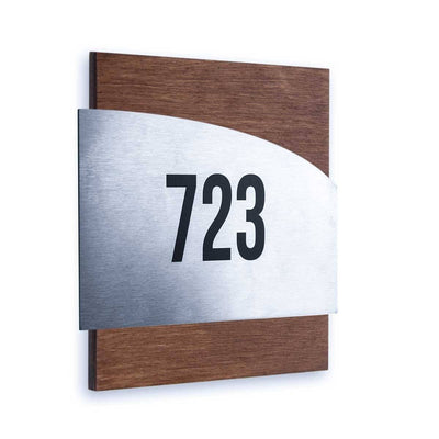 Hotel Door Numbers Door Numbers Information signs Indian Rosewood Bsign