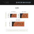 size of Wood Door Numbers Bsign - Photo #10