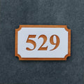 Wood Room Numbers Door Numbers horizontal Bsign - Photo #3