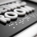 Акриловая табличка «Комната уборочного инвентаря» со шрифтом Брайля — «Simple» дизайн - Photo #3