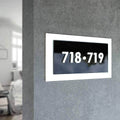 Acrylic Room Signs Door Signs black/white text Bsign - Photo #5