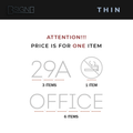 Акриловые буквы на стену — «Thin» дизайн (цена за один символ) - Photo #3
