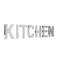 Steel Door Letters (price for one symbol) Door Signs clear acrylic glass / stainless steel Bsign - Photo #1
