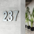 Steel Door Letters (price for one symbol) Door Signs clear acrylic glass / stainless steel Bsign - Photo #4