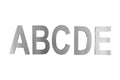 Steel Door Letters (price for one symbol) Door Signs clear acrylic glass / stainless steel Bsign - Photo #8